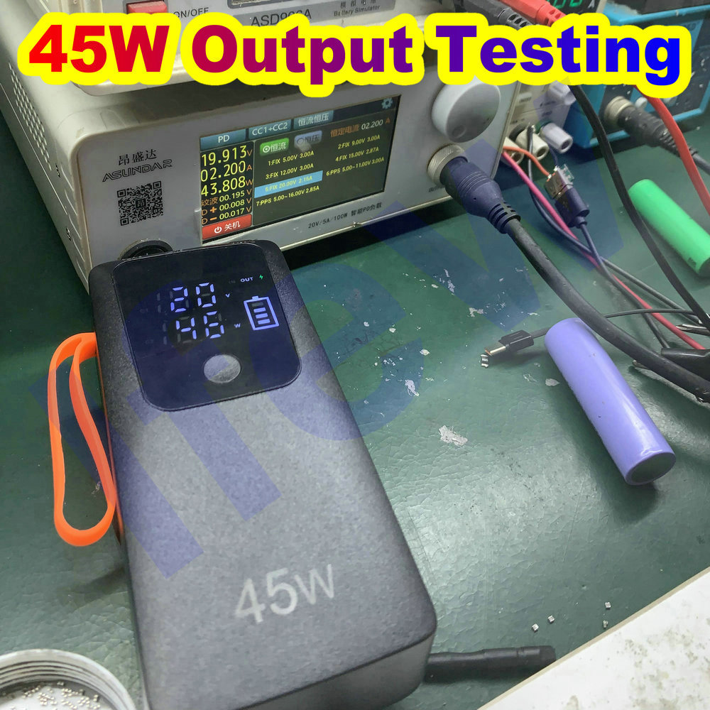 45W Power Bank Shell 21700 Bat - مراجعة Battery Case Storage وسعره