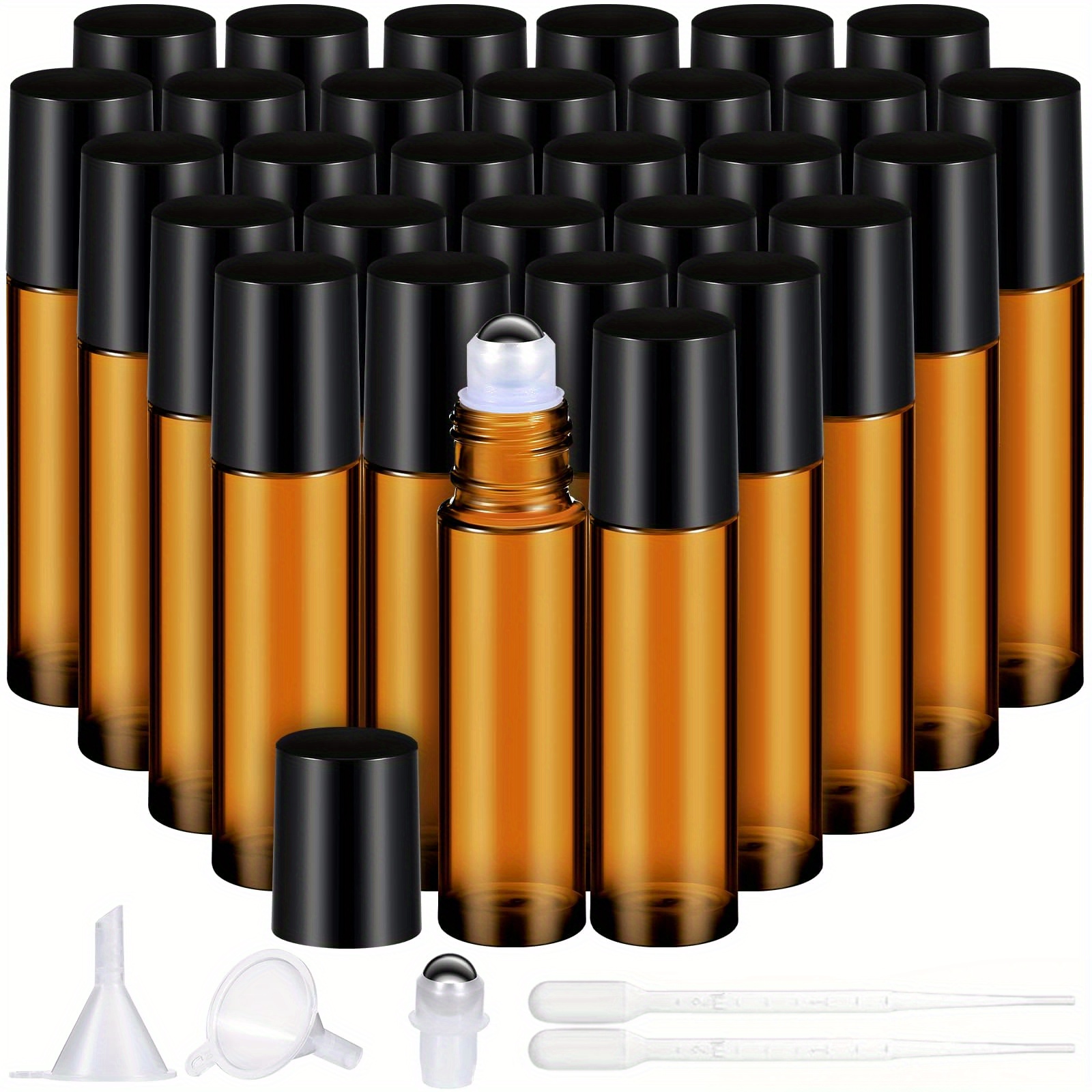 8/30pcs Glass Roll on Bottle 1 - مراجعة Juice Bottle Dropper وسعره