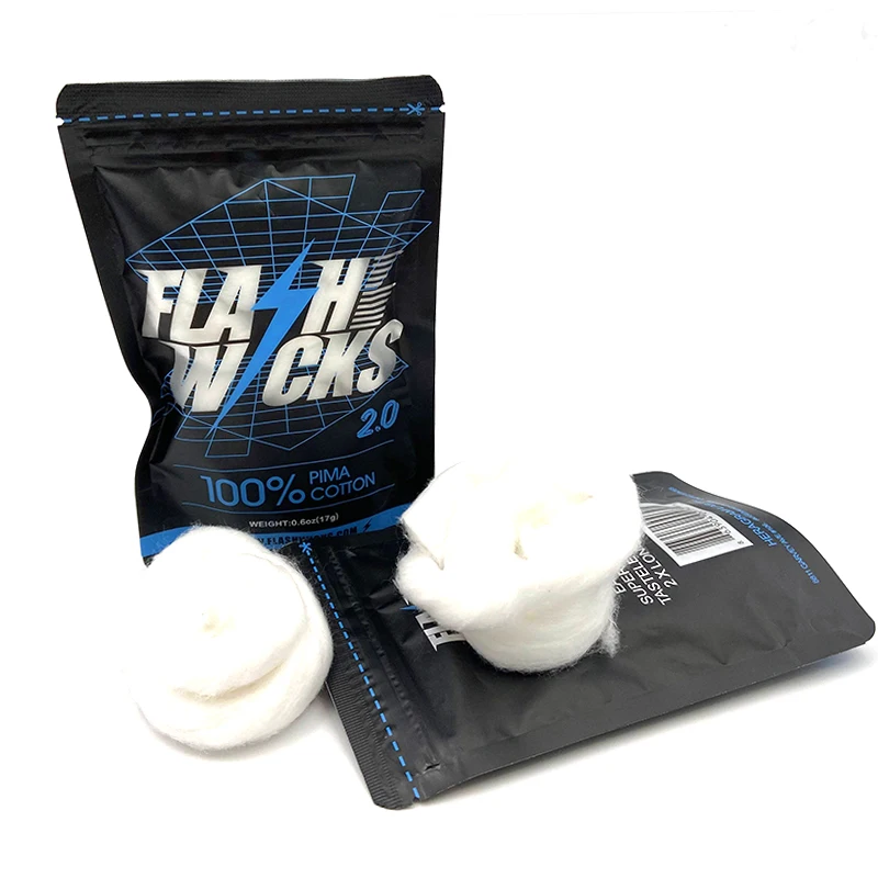 Vmiss Flash Wicks PIMA Organic - مراجعة Vape Accessory وسعره