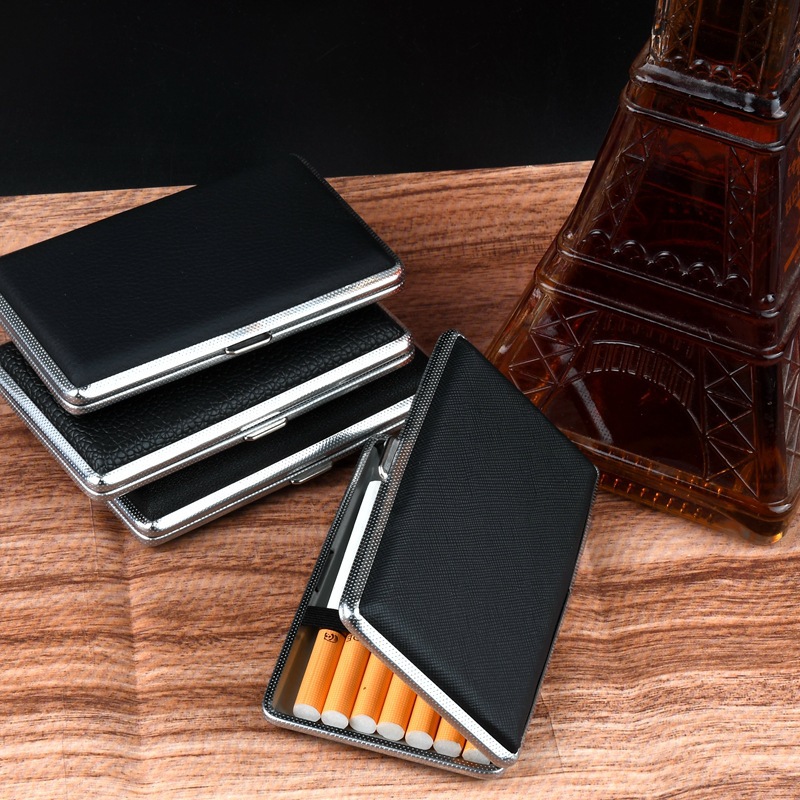 New 5.5 slim metal leather Cig - مراجعة Smoking & Vaping Accessories وسعره