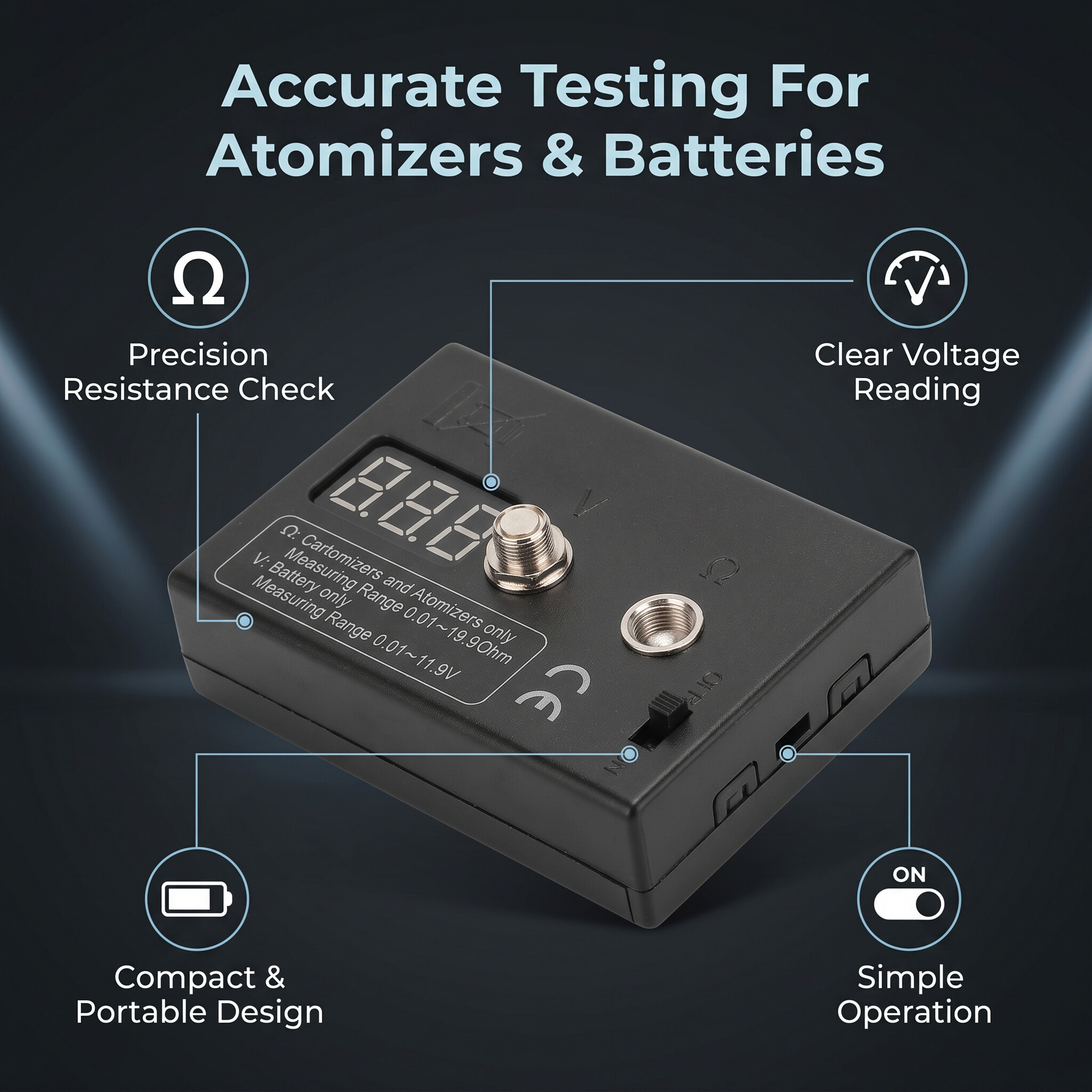 Resistance OHM Meter Coil Test - مراجعة Ohm Meter Reader وسعره